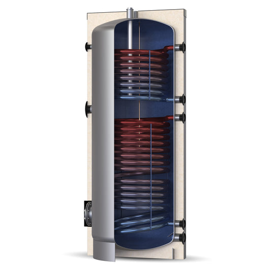 Solarbayer Trinkwasserspeicher TWB 200 Bivalenter Warmwasserspeicher für Solar