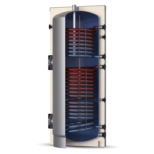 Solarbayer Trinkwasserspeicher TWB 500 Bivalenter Warmwasserspeicher für Solar