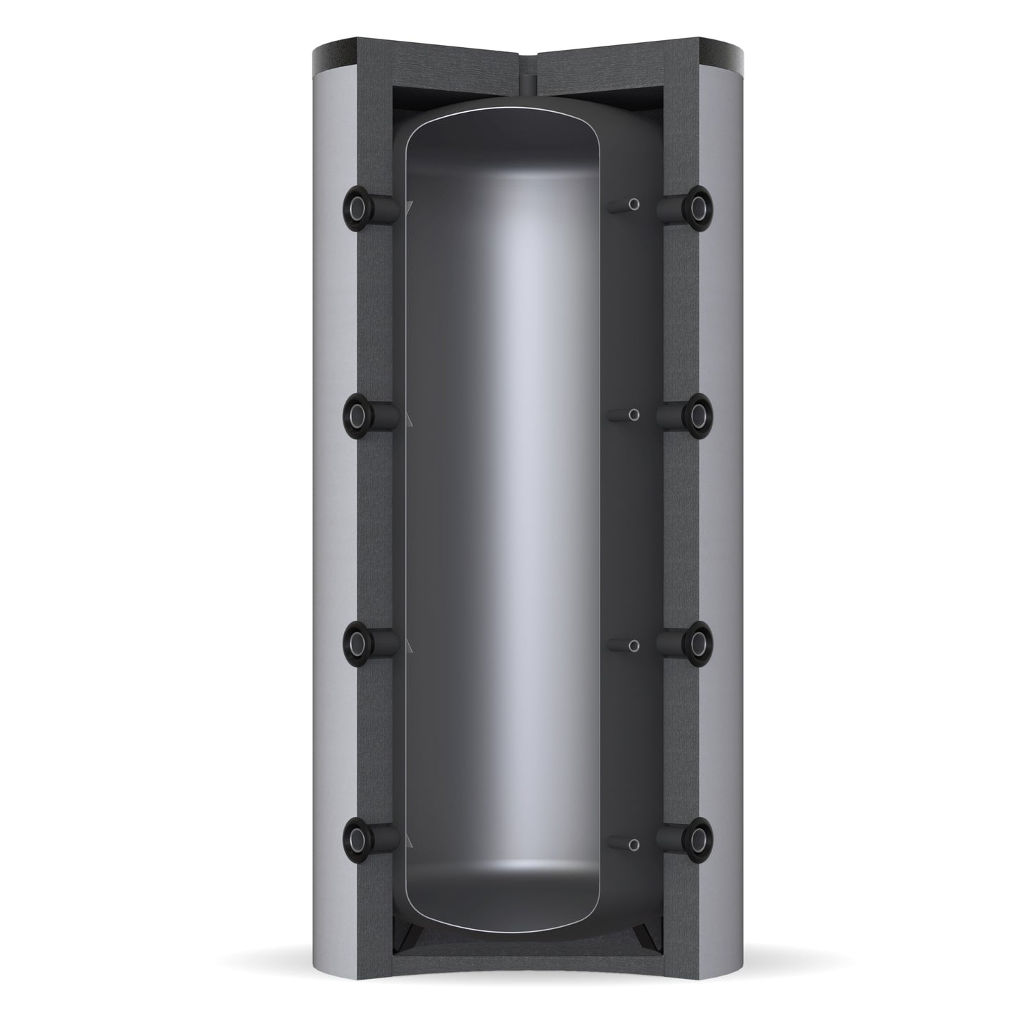 Solarbayer PlusAL Solarpaket H8 Biber ohne Solar-WT / 100 mm Vliesisolierung