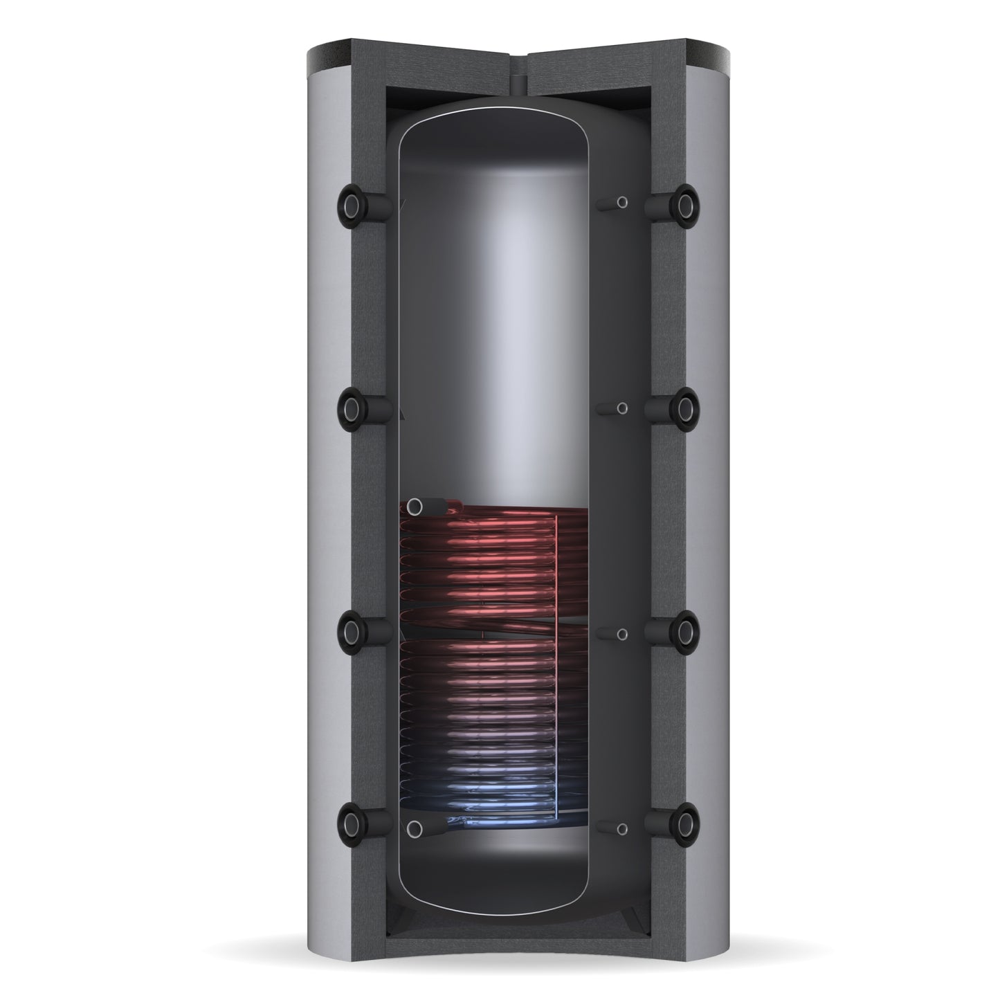 Solarbayer PremiumFlair AL 2.52 Indach mit 1 Solar-WT / 100 mm Vliesisolierung