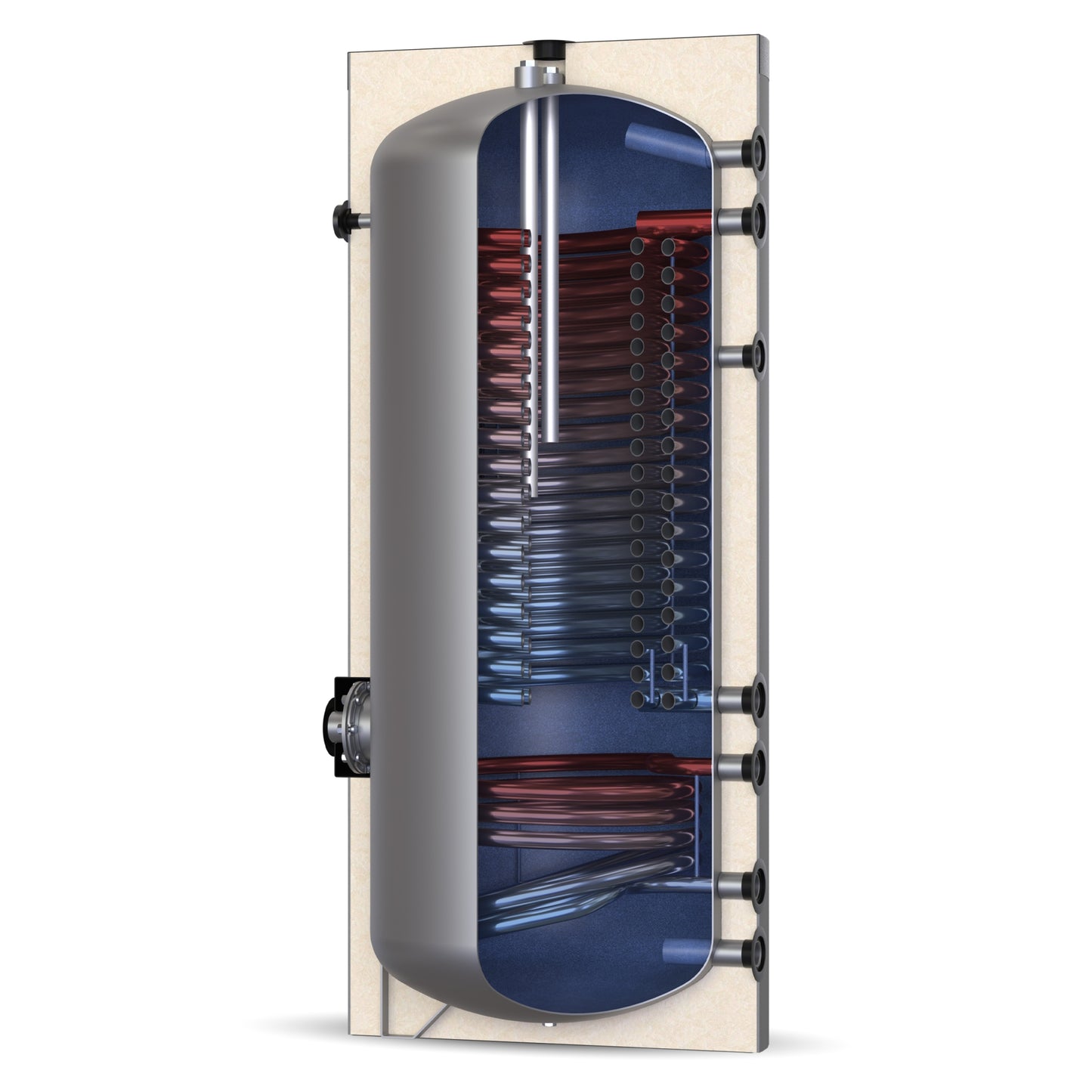 Solarbayer Warmwasserspeicher WP-S 200 Hochleistungs Wärmepumpen-Solarspeicher