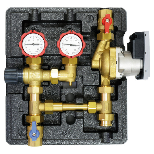 Solarbayer Zirku Box - Mischwassereinheit mit Zirkulationspumpe HE