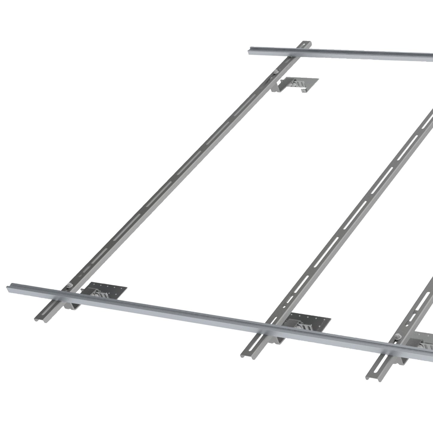 Solarbayer Aufdachmontageset für PlusAL2.86V Z für 1 Kollektor