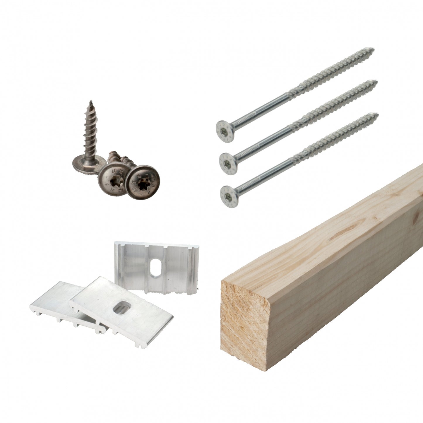 Solarbayer Flair AL Montageset / 1 Koll Befestigungsmaterial