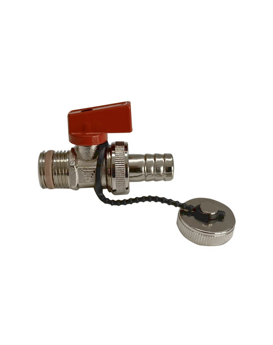 Schell F + E-Kugelhahn 1/2'' mit Hebelgriff, mattchrom, mit ASAG (selbstdichtend) 139940399