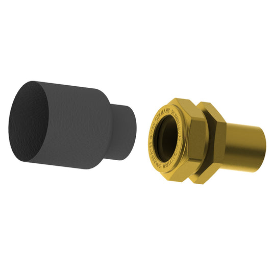 Solarbayer Solarpipe-Schnellkupplungsset DN20 metallisch dichtend mit Rohrstutzen 22mm