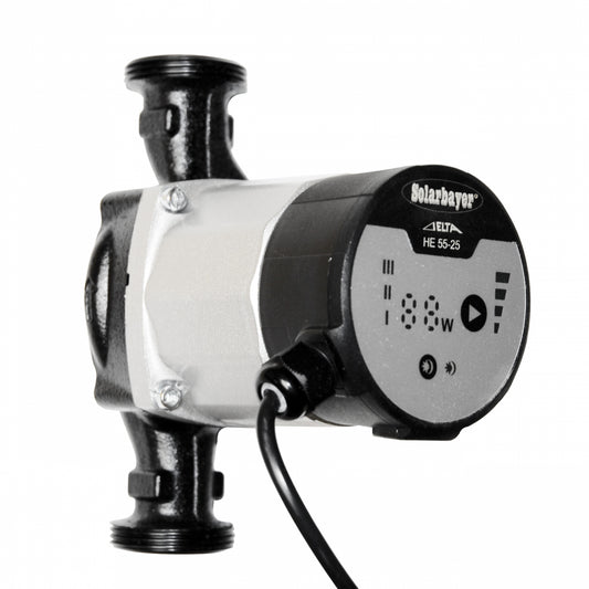 Solarbayer Umwälzpumpe HE 35-25 mit Isolierbox Hocheffizienzpumpe - Energieklasse A