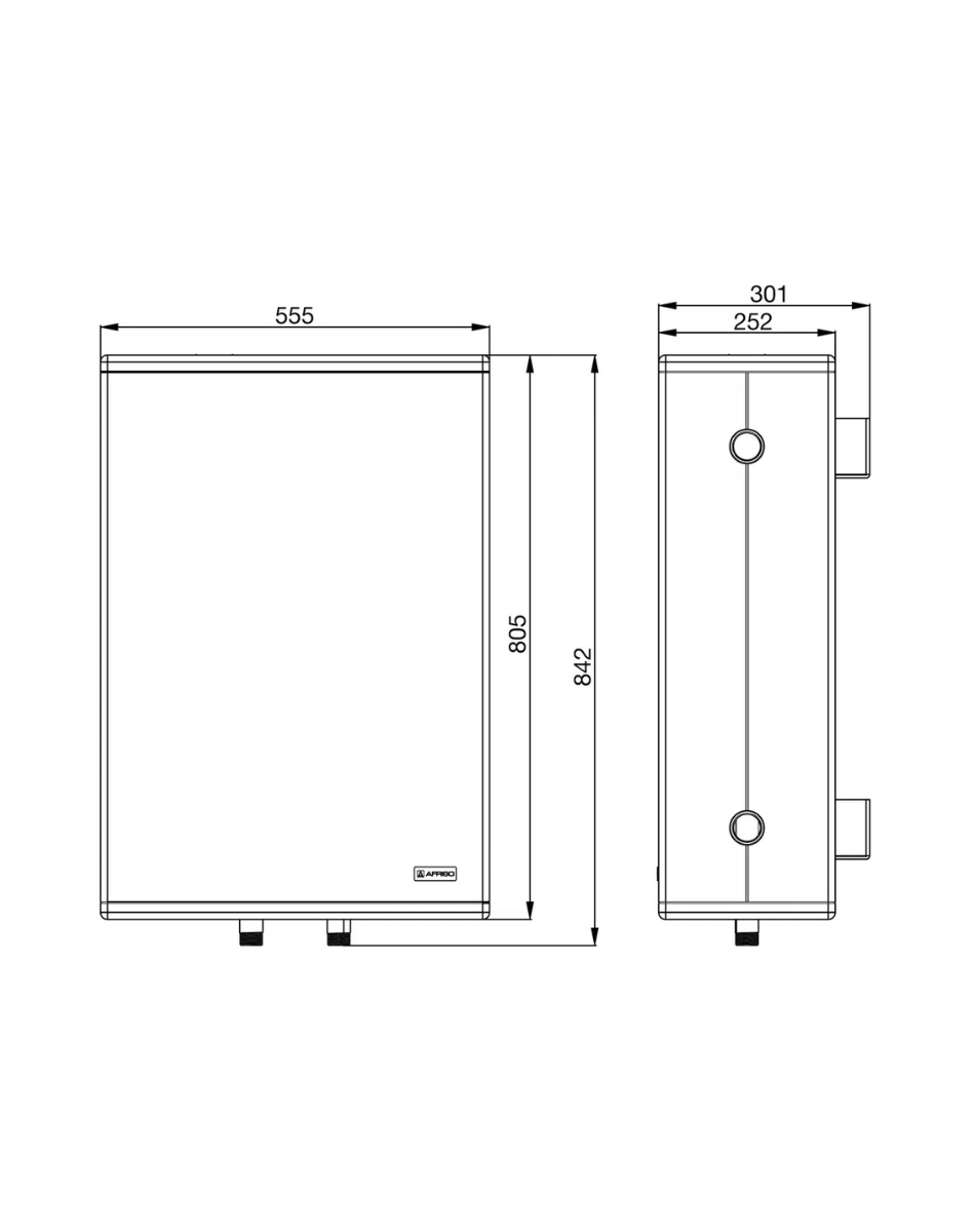 Afriso Mini-Pufferspeicher ABT 50 (50 Liter)