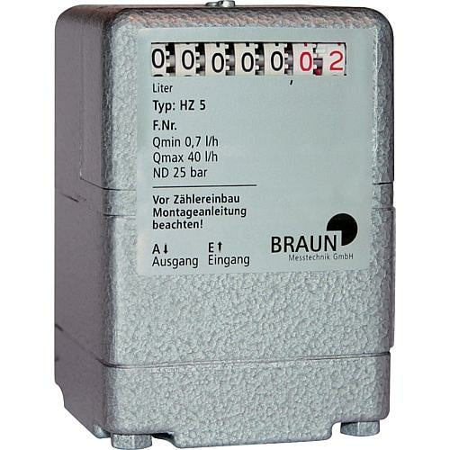 Braun Heizöl-Zähler HZ-5
