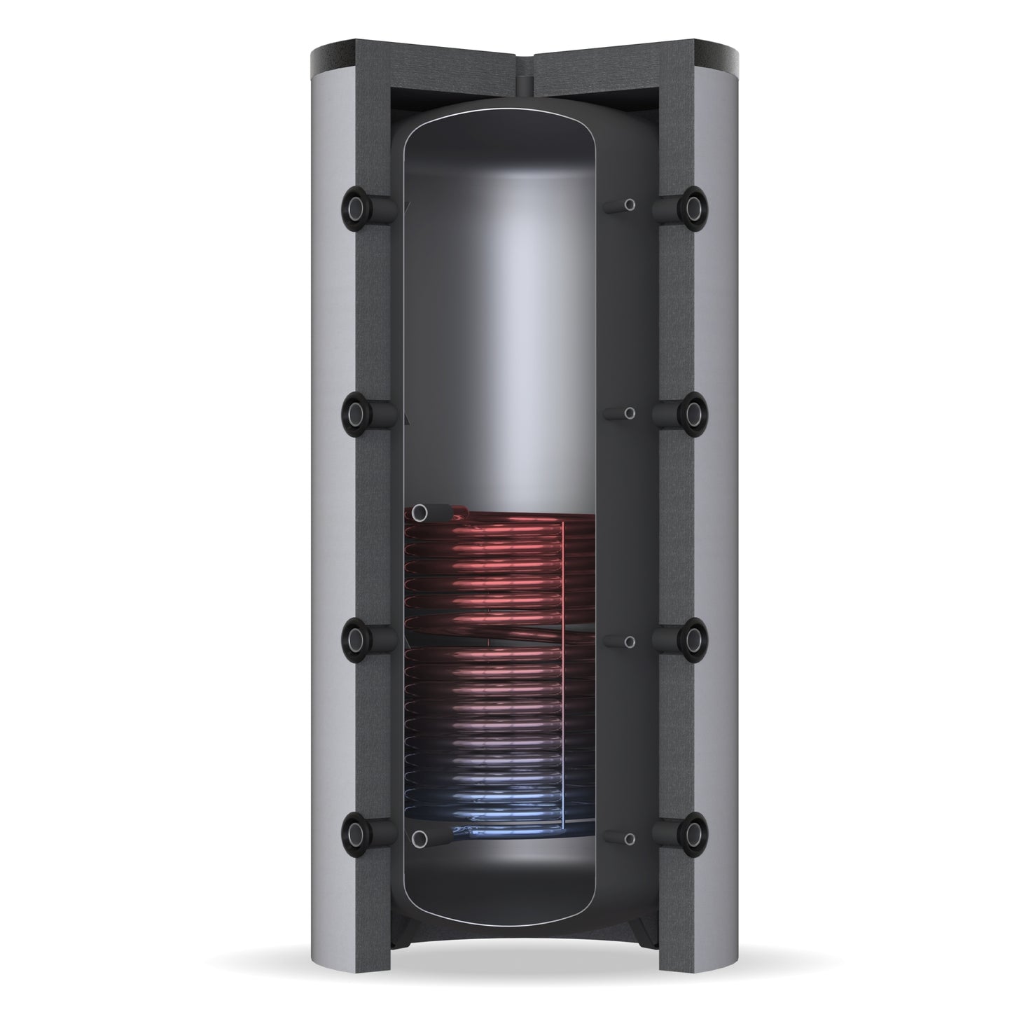 Solarbayer PlusAL Solarpaket H9 Ziegel mit 1 Solar-WT / 100 mm Vliesisolierung