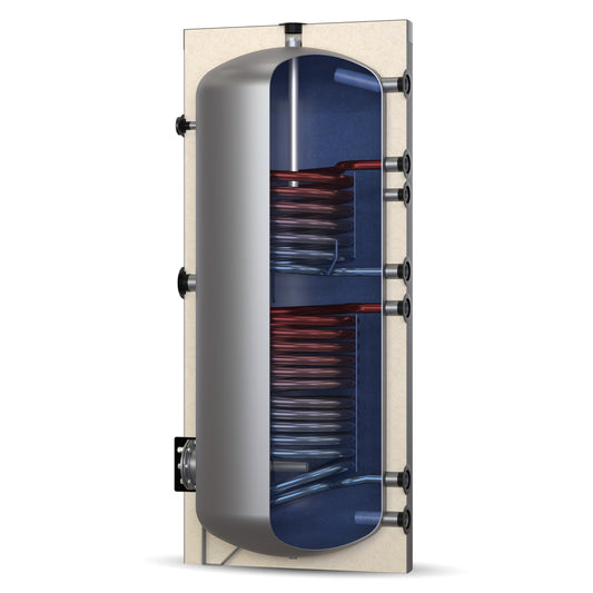 Solarbayer Warmwasserspeicher bivalent BW-2 200 Solar-Trinkwasserspeicher emailliert 2WT