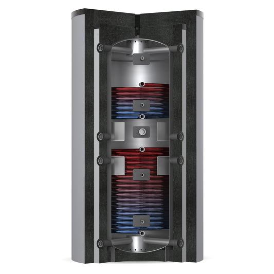 Solarbayer Schichtleit-Pufferspeicher SLS-800-2S-Plus, patentiertes SLS-System