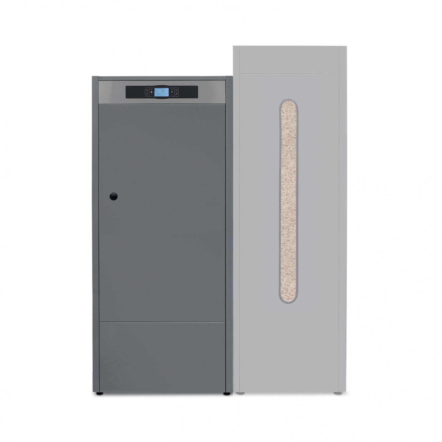 Solarbayer Pelletkessel PLT-45 AC 45 kW Pelletheizung mit App Steuerung