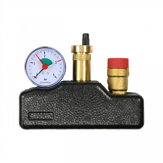 Solarbayer Kesselsicherheitsgruppe KS25/100 Kleinverteiler mit Isolierbox