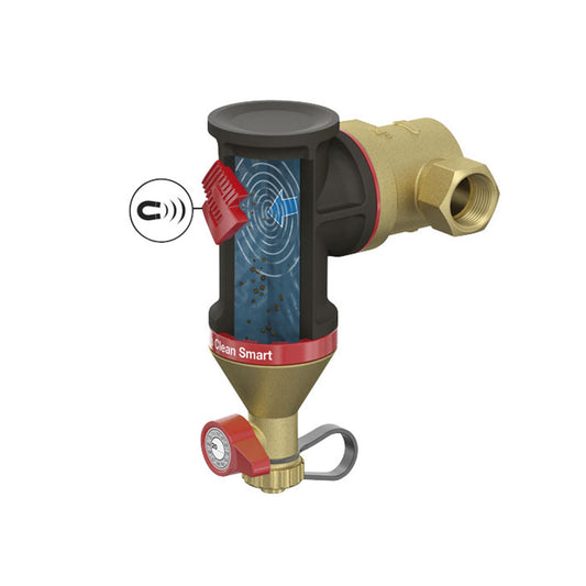 Solarbayer Schlammabscheider 1" Variabel mit Magnet, Anschluss 1" IG, drehbar