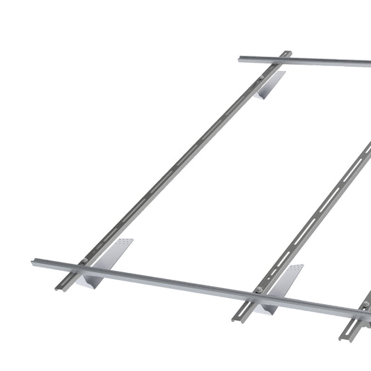 Solarbayer Aufdachmontageset für PlusAL2.86V B für 1 Kollektor
