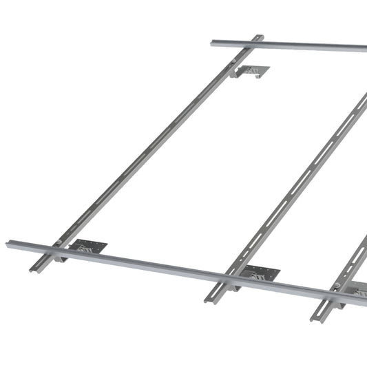 Solarbayer Aufdachmontageset für PlusAL2.86H Z für 1 Kollektor