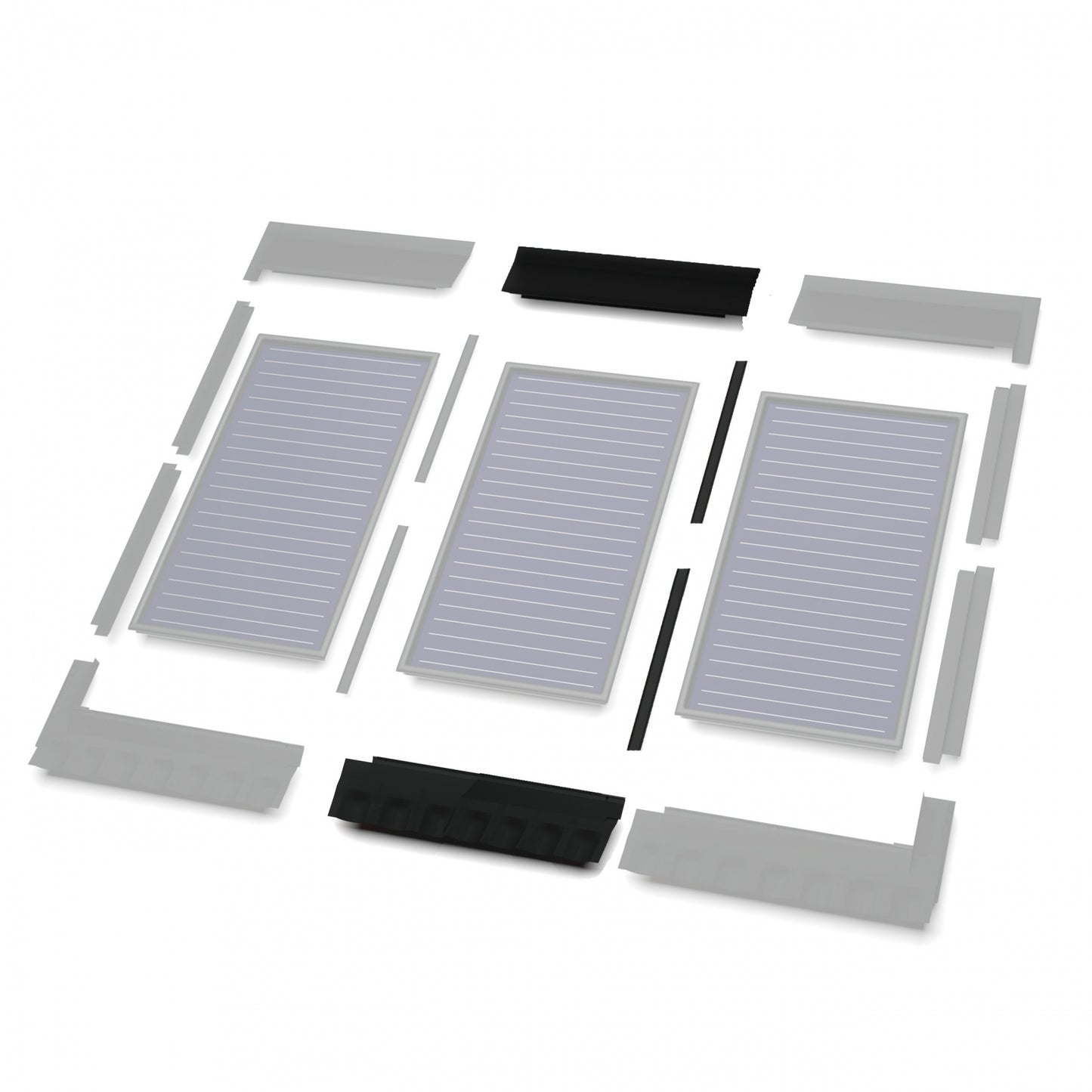 Solarbayer Flair AL Erweiterung 1 Koll seitlich 2,52 / 2,85 vertikal