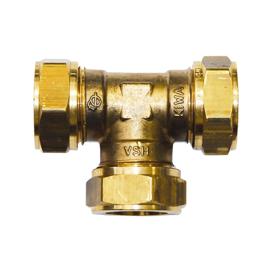 Solarbayer Klemmring T-Stück 22 mm Klemmring-Verschraubungssystem