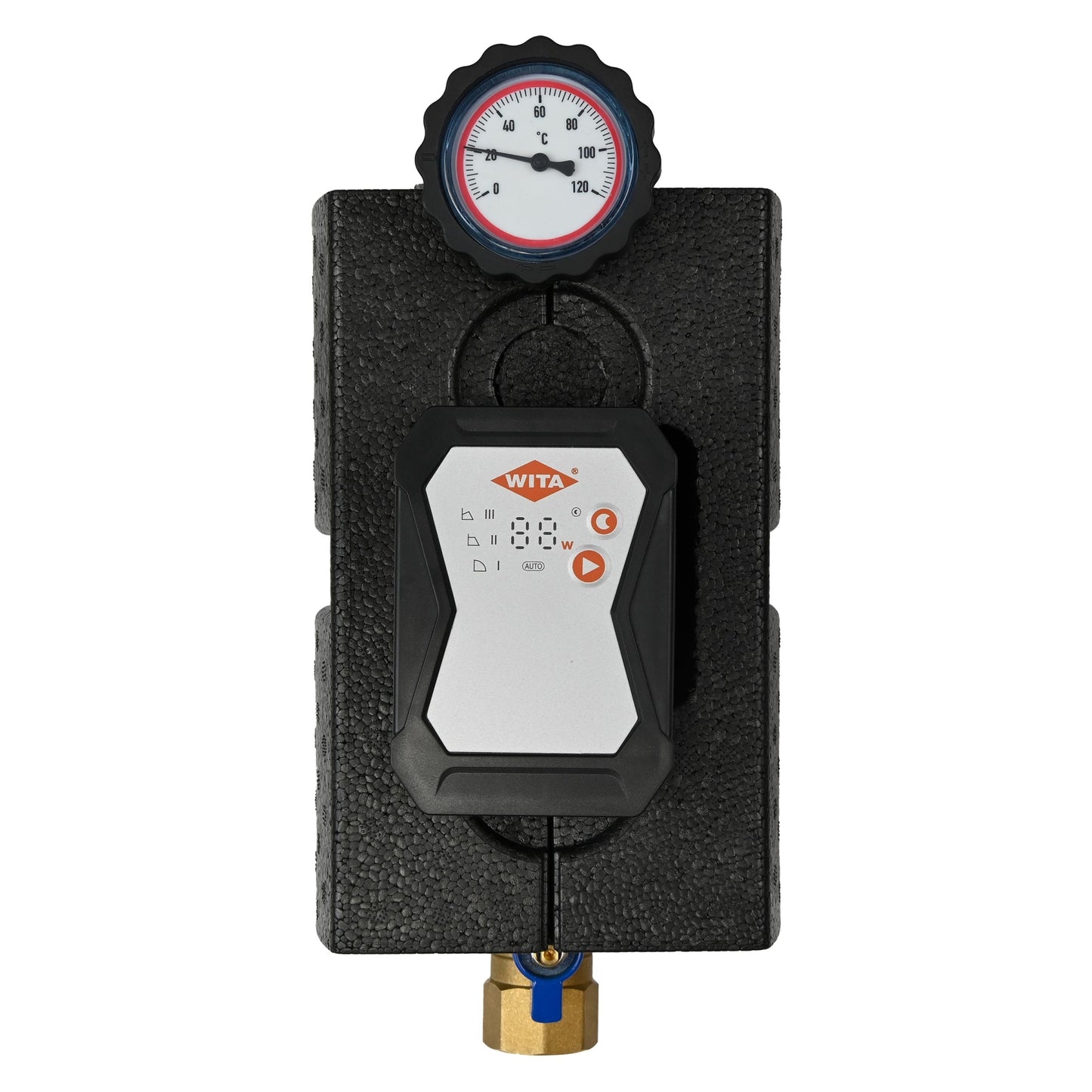 Solarbayer Heizkreisgruppe Single 1"IG in Isolierbox mit WITA Pumpe 25-40/60