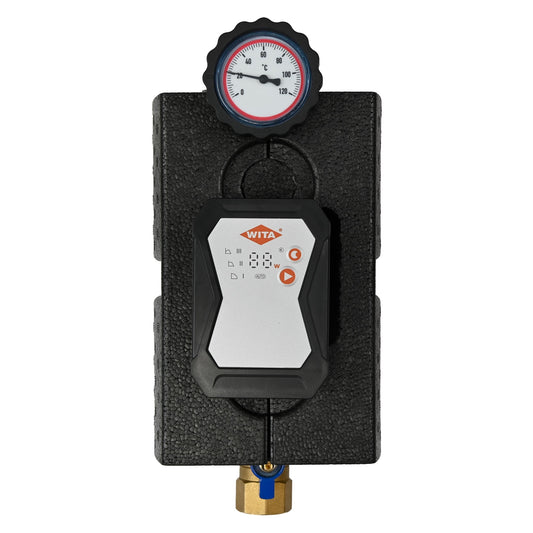 Solarbayer Heizkreisgruppe Single 1"IG in Isolierbox mit WITA Pumpe 25-40/60