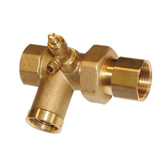 Solarbayer Kappenventil KV25 Anschlüsse DN 25 (1" IG)