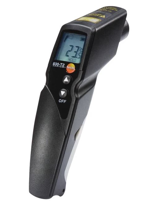 testo 830-T2 Infrarot-Thermometer mit 2-Punkt-Lasermarkierung
