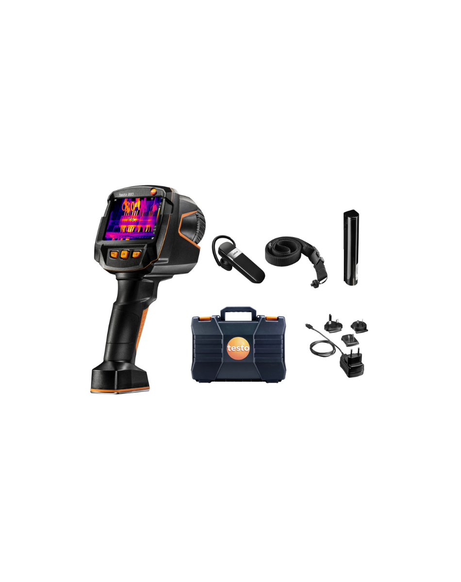 Testo 883-1 Wärmebildkamera (320 x 240 Pixel) mit 30° Objektiv und Zubehör