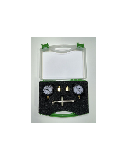 Pumpenprüfkoffer inkl. Manometer und Vakuummeter (mit und ohne Glyzerin)