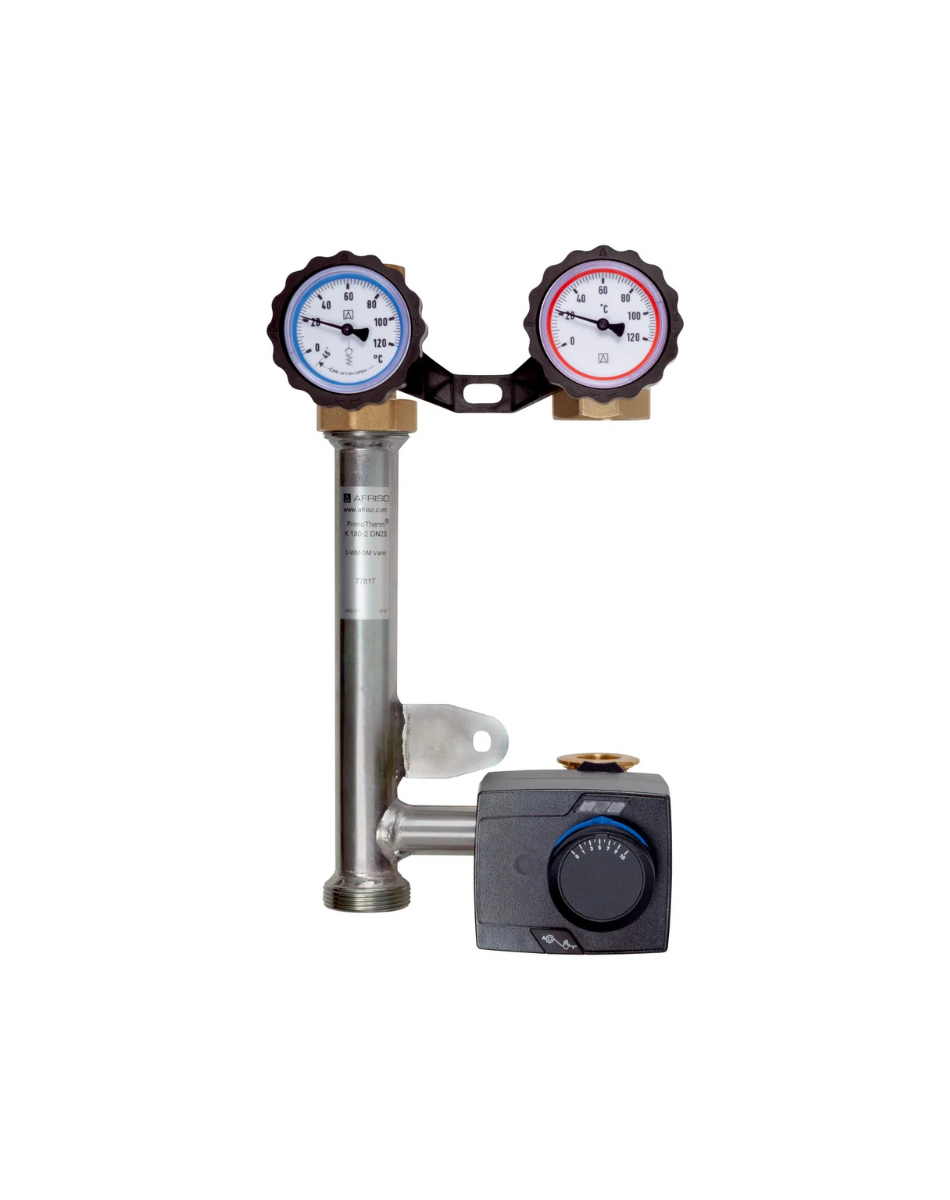 Afriso Pumpengruppe/Heizkreisset gemischt PrimoTherm K 180-2 DN25 3-WM-SM Vario (ohne Pumpe, mit Motor)